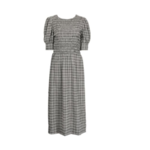 GANNI check-pattern maxi dress. Size 38 EU (6US) - Picture 4 of 8